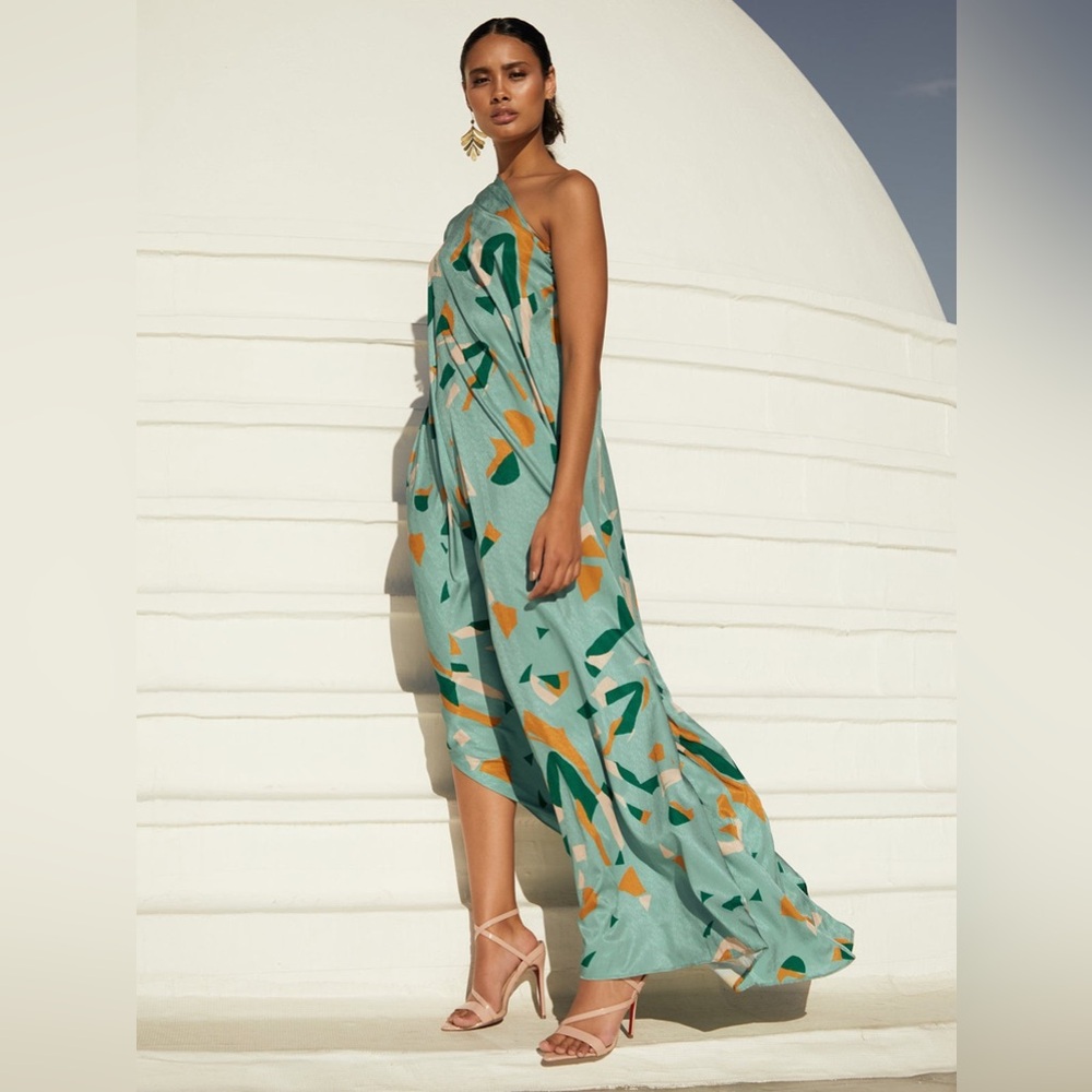 DIARRABLU Satu Dress in Saly Vert